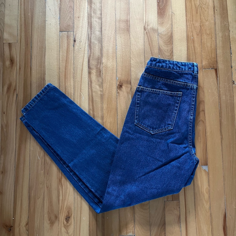 Frank & Oak Blue Nina Jeans